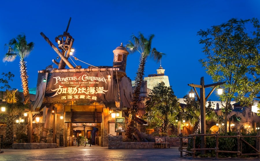 Pirates of the Caribbean Battle for the Sunken Treasure at Shanghai Disney Resort