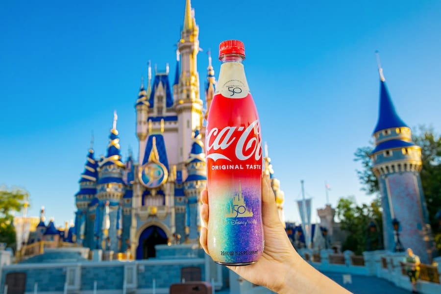 New Coca Cola Bottle for the 50th Anniversary of Walt Disney World