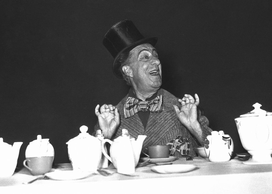 Ed Wynn As the Mad Hatteror the Mad Hatter As Ed Wynn Filming Early Live action Reference Footage