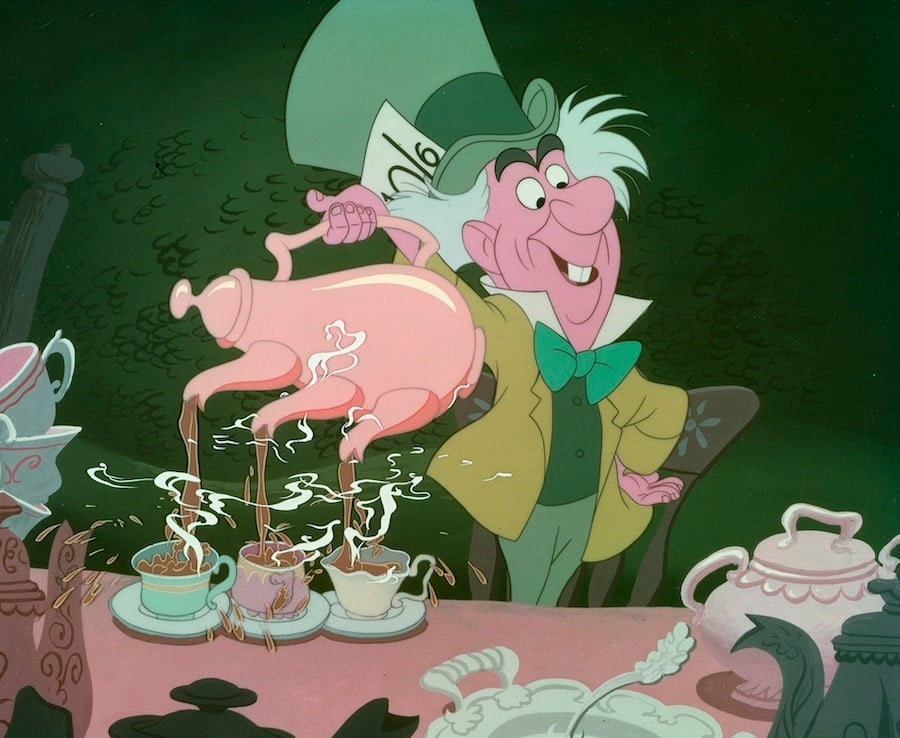 the Mad Hatter in alice in Wonderland