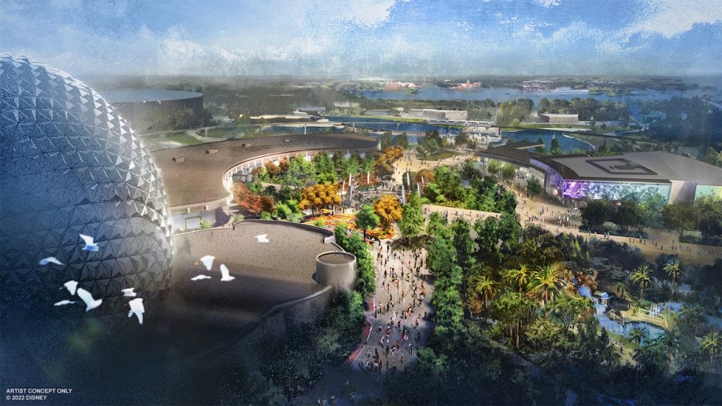| The Main Street Mouse Artist Rendering of the Continued Transformation of Epcot