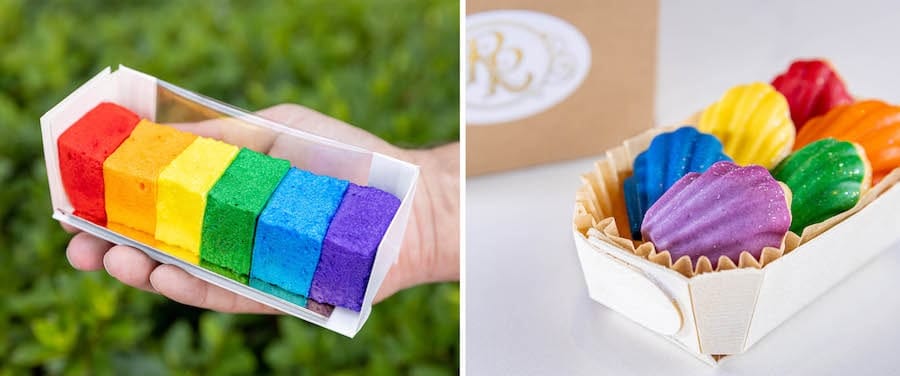 | The Main Street Mouse Pride Artisan Marshmallows and Pride White Chocolate Lemon Madeleines