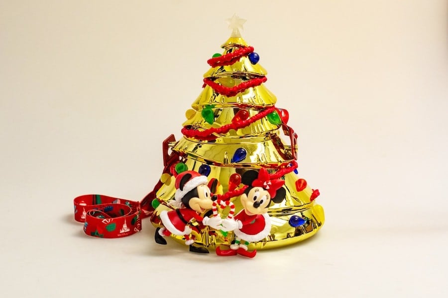 Gold Christmas Tree Popcorn Bucket from Disney Springs