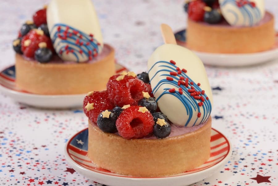 | The Main Street Mouse Fourth of July Fruit Tart from Contempo Café