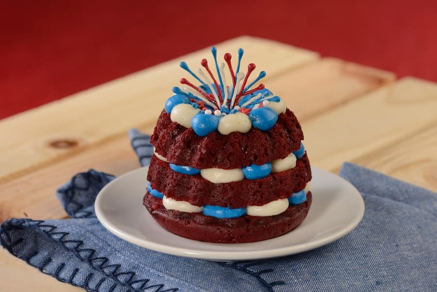 | The Main Street Mouse Fourth of July Layer Cake from Goods Food to Go and the Artist Palette