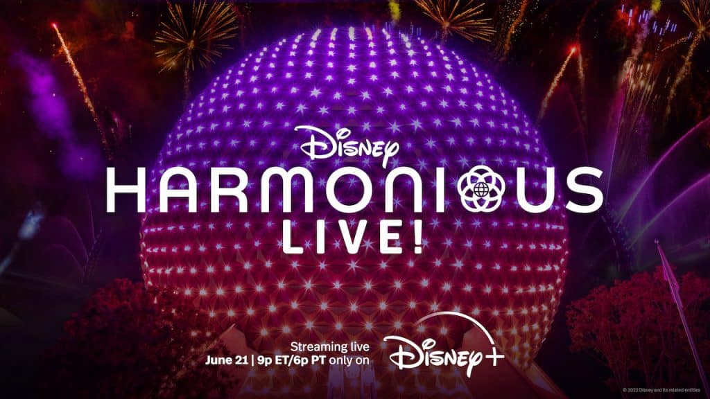 | The Main Street Mouse 'Harmonious Live!' Nighttime Spectacular from EPCOT Livestreaming on Disney+ June 21