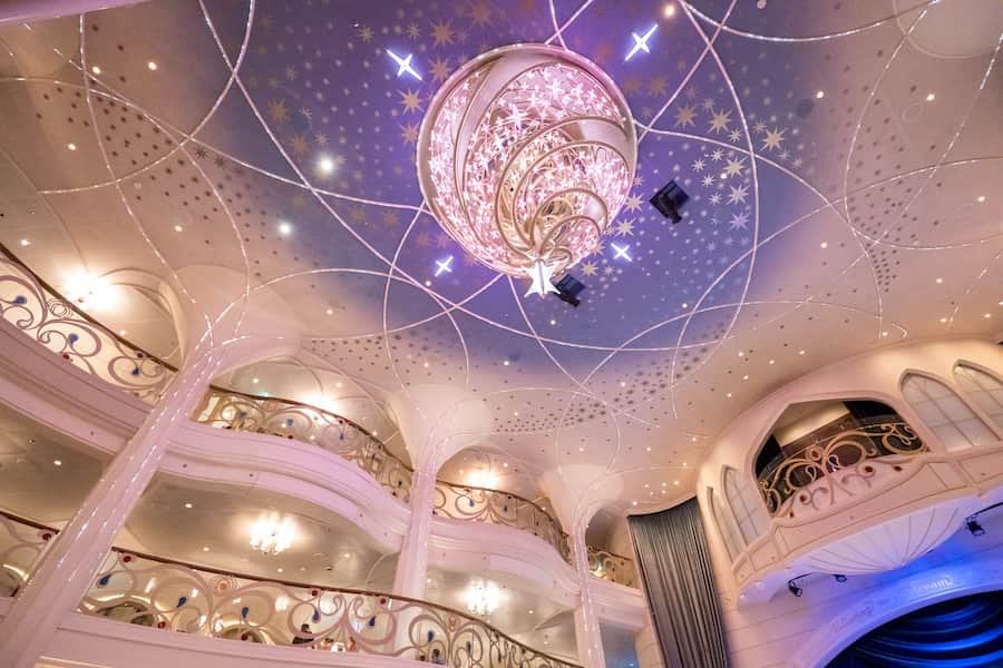Chandelier on Disney Wish