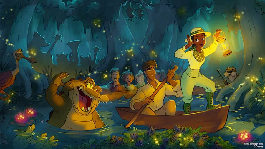 Tianas Bayou Adventure artwork