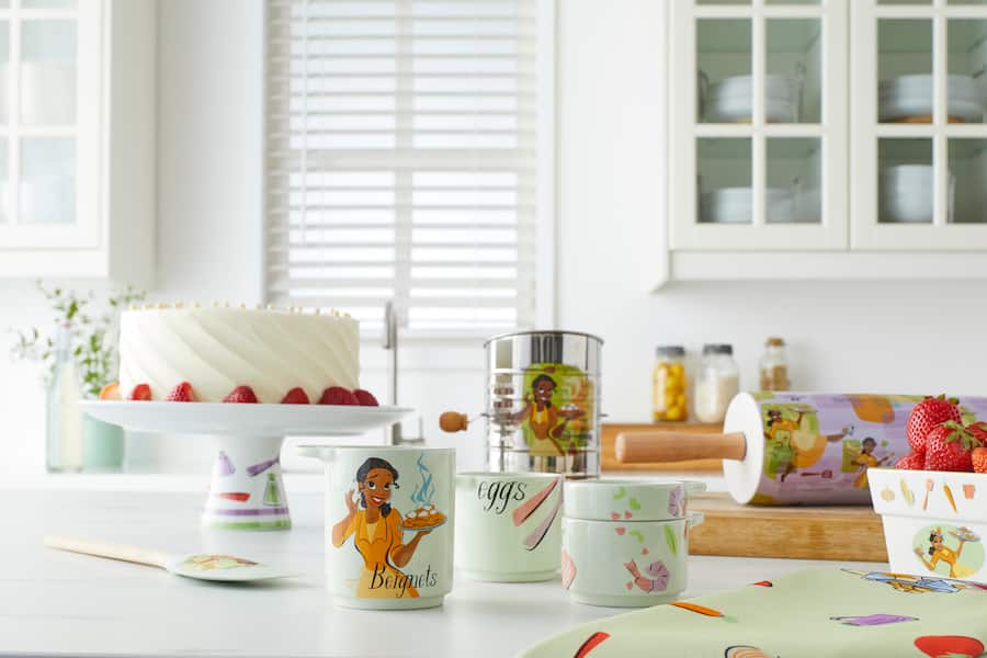 Tiana themed kitchenware
