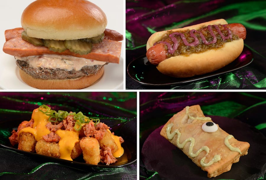 Bayou Burger Hades Hot Dog Un Poco Loco Tots and Spellbinding Fried Pie