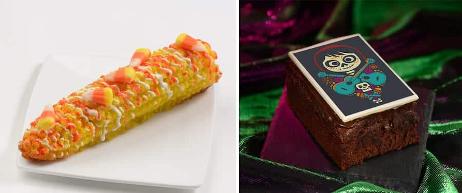 Sweet Almond Corn Cake and Mexican Spiced Hot COCO Brownie