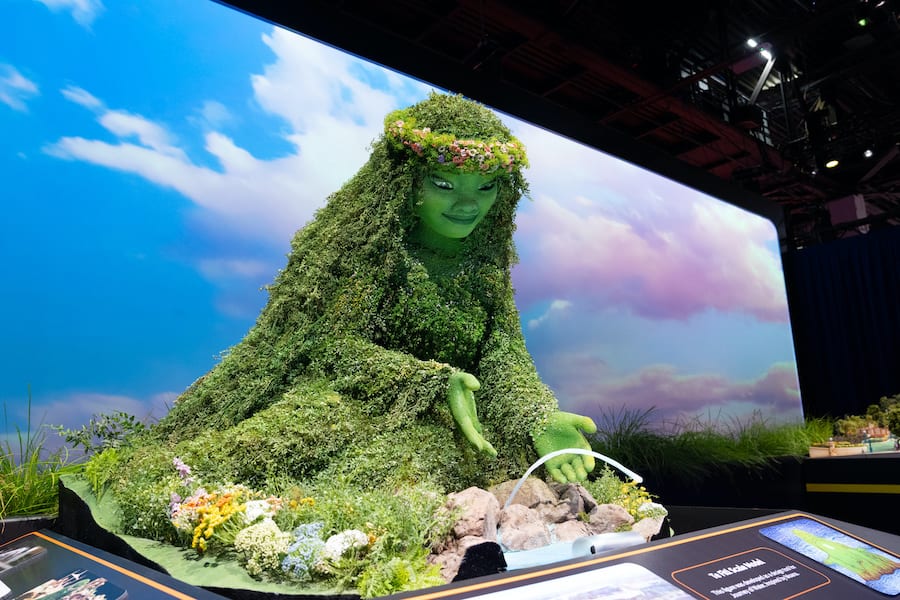 Model of Journey of Water Inspired by Moana coming to EPCOT