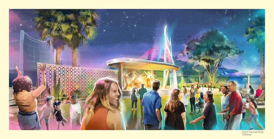 Artist Concept: Evolution of the Downtown Disney District