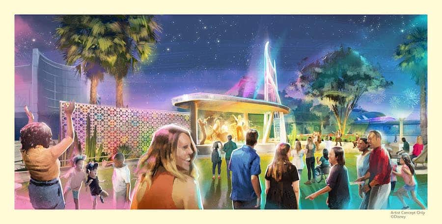 Artist Concept Evolution of the Downtown Disney District