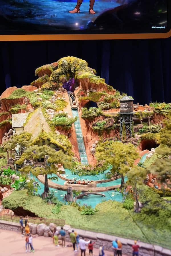 Artist Concept for Tianas Bayou Adventure