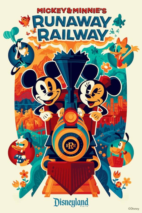Mickey Minnies Runaway Railway and Mickeys Toontown poster