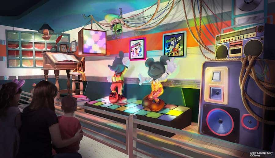 Artist concept for Mickeys Christmas Carol and iconic music releases