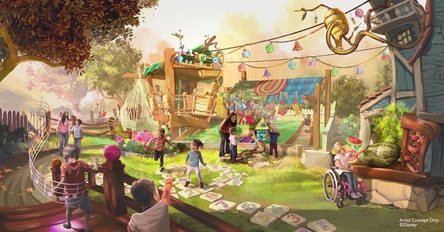 Artist Concept for: Goofy’s How-to-Play Yard