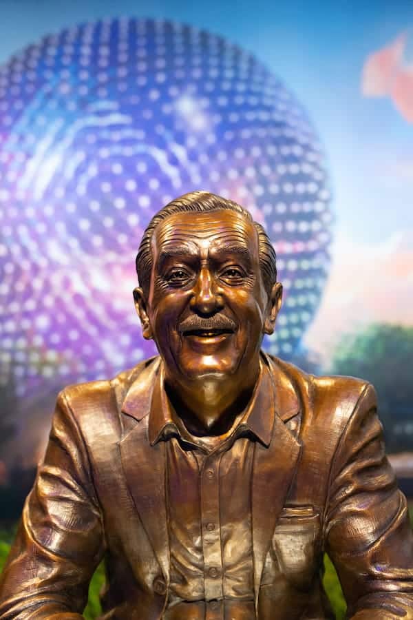“Walt the Dreamer” Statue