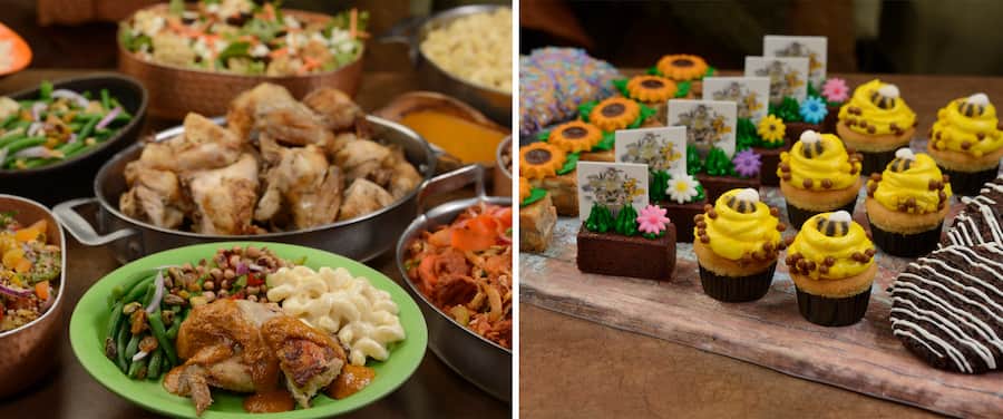 Collage of Tusker House Food