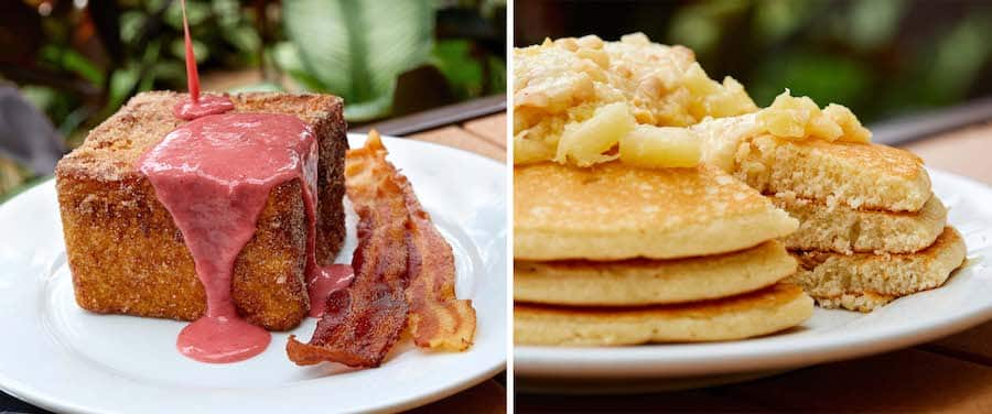 Collage of food from Kona Cafe
