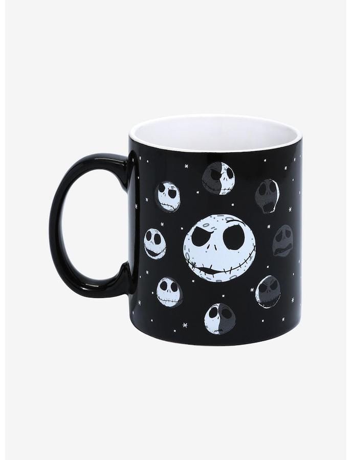 Disney Tim Burton's The Nightmare Before Christmas Jack Skellington Moon Phases Mug.