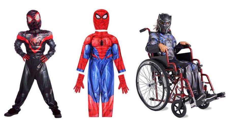 | The Main Street Mouse Spider man Costume Miles Morales Spider man Costume and Black Panther Adaptive Costume