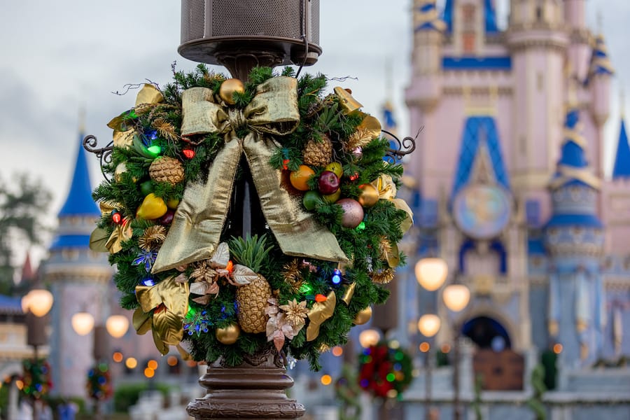| The Main Street Mouse Holiday Wreath in Magic Kingdom Park