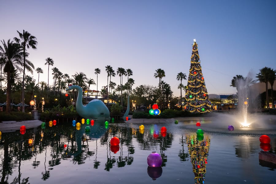 | The Main Street Mouse Christmas Tree at Disney's Hollywood Studios