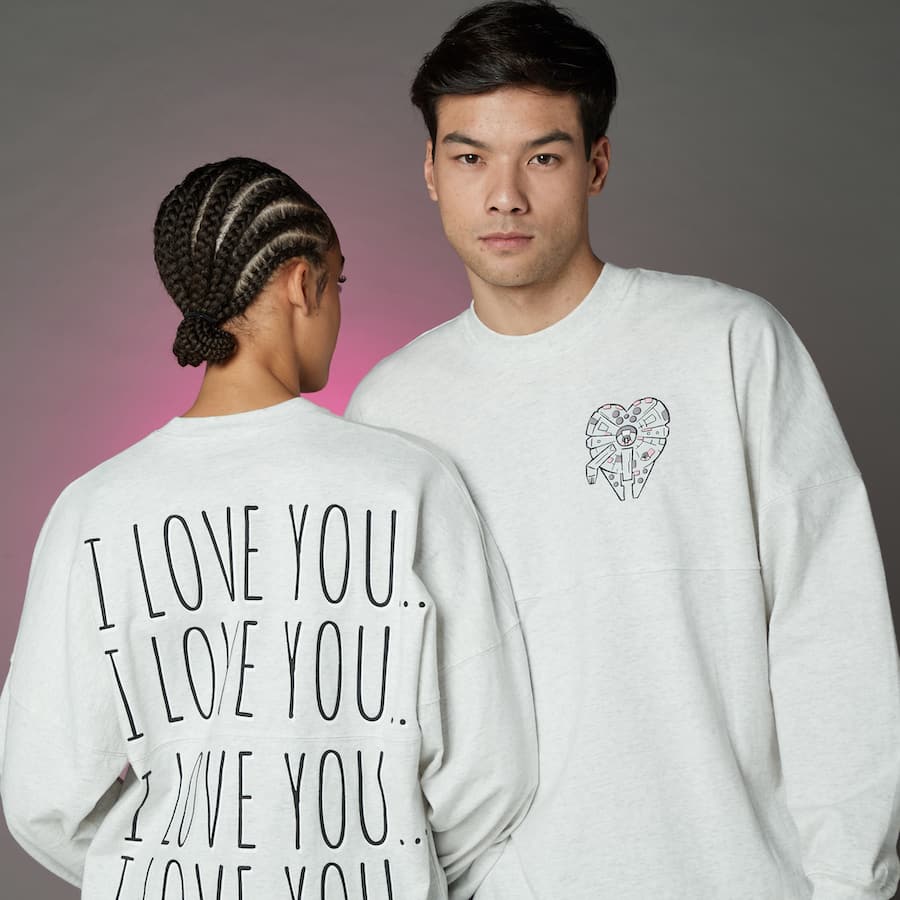 | The Main Street Mouse Spirit Jerseys with a Heart shaped Millennium Falcon