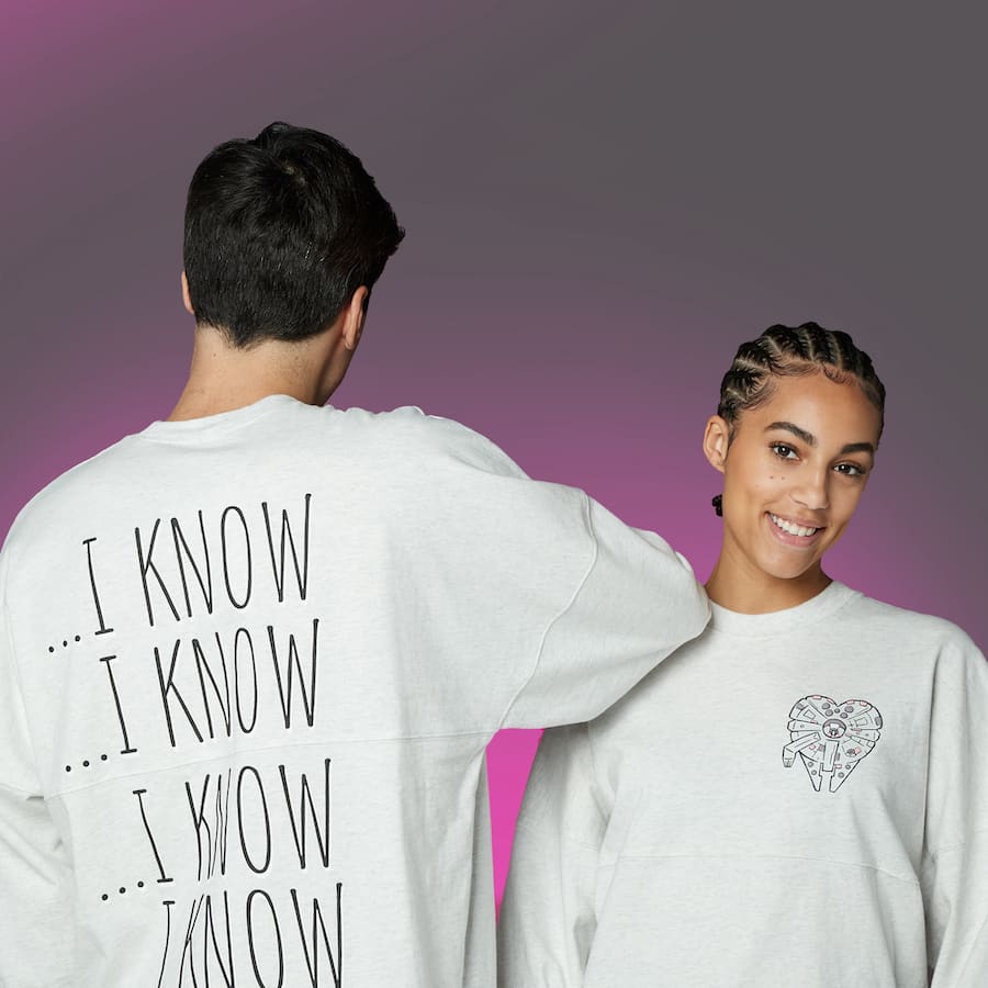 | The Main Street Mouse Spirit Jerseys with a Heart shaped Millennium Falcon