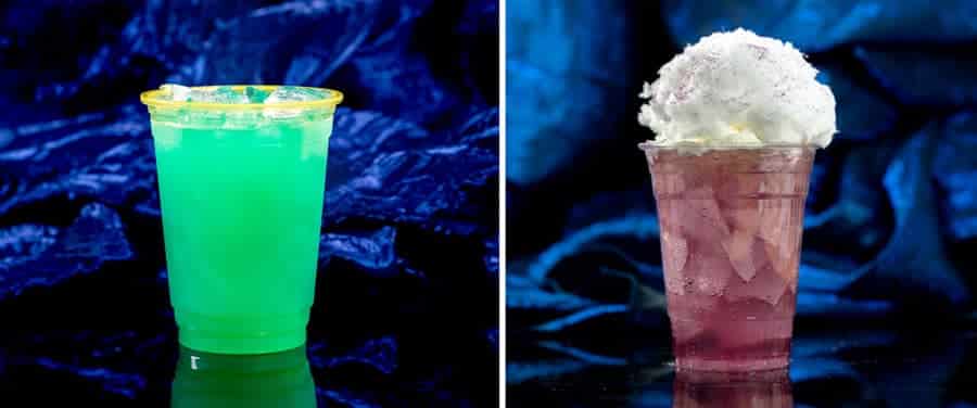Platinum Blue and Old Fashioned Cream Soda at Hollywood Lounge in Disney California Adventure
