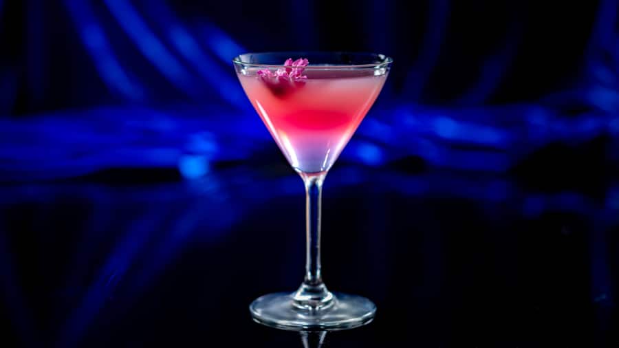 Disney 100 Cocktail at Lamplight Lounge in Disney California Adventure