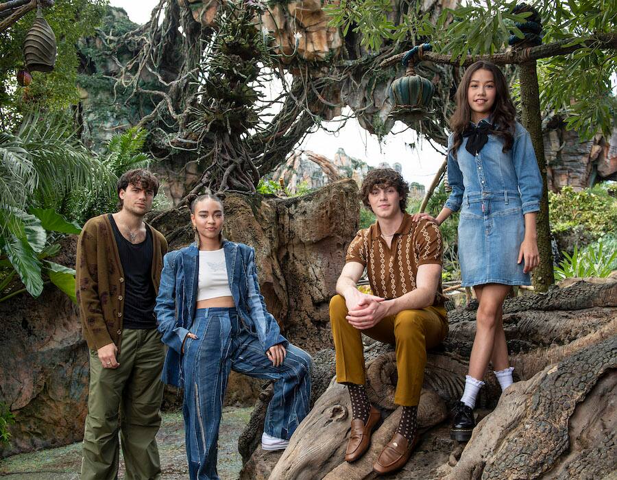Actors Jamie Flatters Trinity Bliss Jack Champion and Bailey Bass Immersed Themselves in the Sights and Sounds of Pandora the Young Actors Shared That Visiting the Land Shaped Their Performances in the Latest Film"Avatar: The Way of Water."