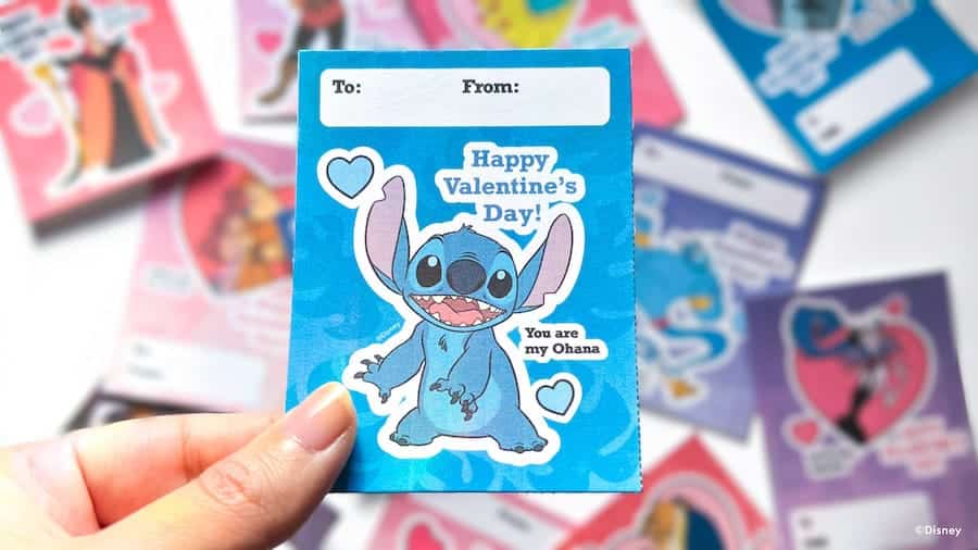 | The Main Street Mouse Disney Valentine's Day cards printable