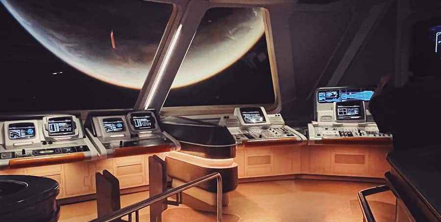 Engineering room on the Galactic Starcruiser