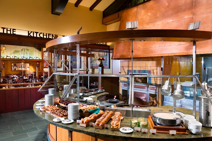 Mother’s Day Brunch Buffet offered at Storytellers Cafe in Disney's Grand Californian Hotel & Spa