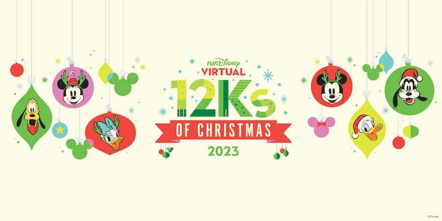 New runDisney Virtual 12Ks of Christmas Races logo