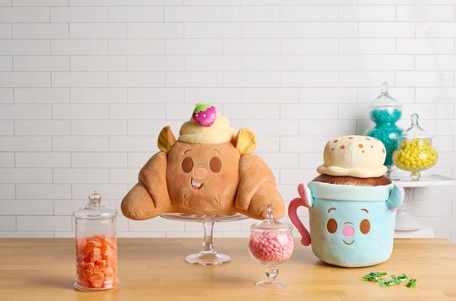 Disney Munchlings Collections Dynamic Duos Remy French Hot Chocolate Emile Strawberry Croissant