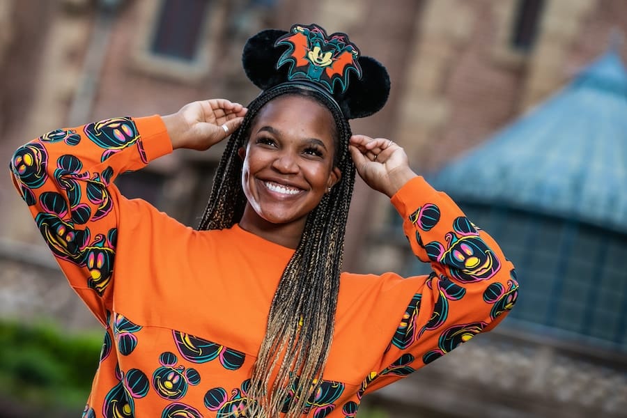 Minnie Mouse Halloween Glow in the dark Ear Headband