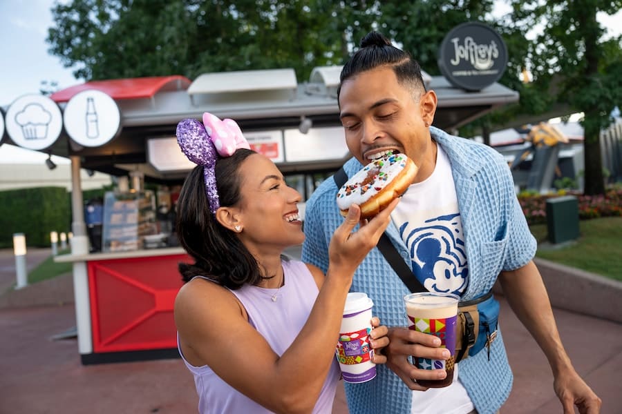 Couple enjoying Joffrey's at EPCOT