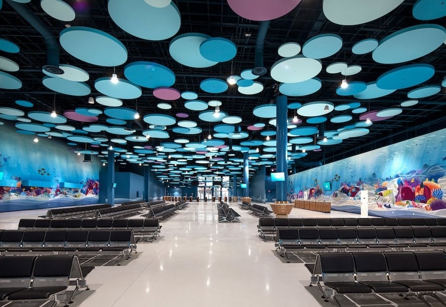 "Finding Nemo"-themed Port Everglades in Fort Lauderdale for Disney Cruise Line
