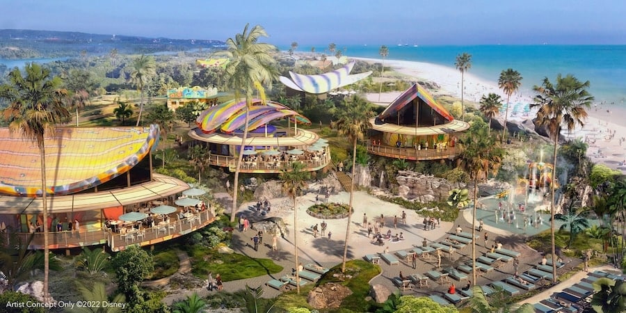 Rendering of Disney Lookout Cay at Lighthouse Point in Eleuthera The Bahamas