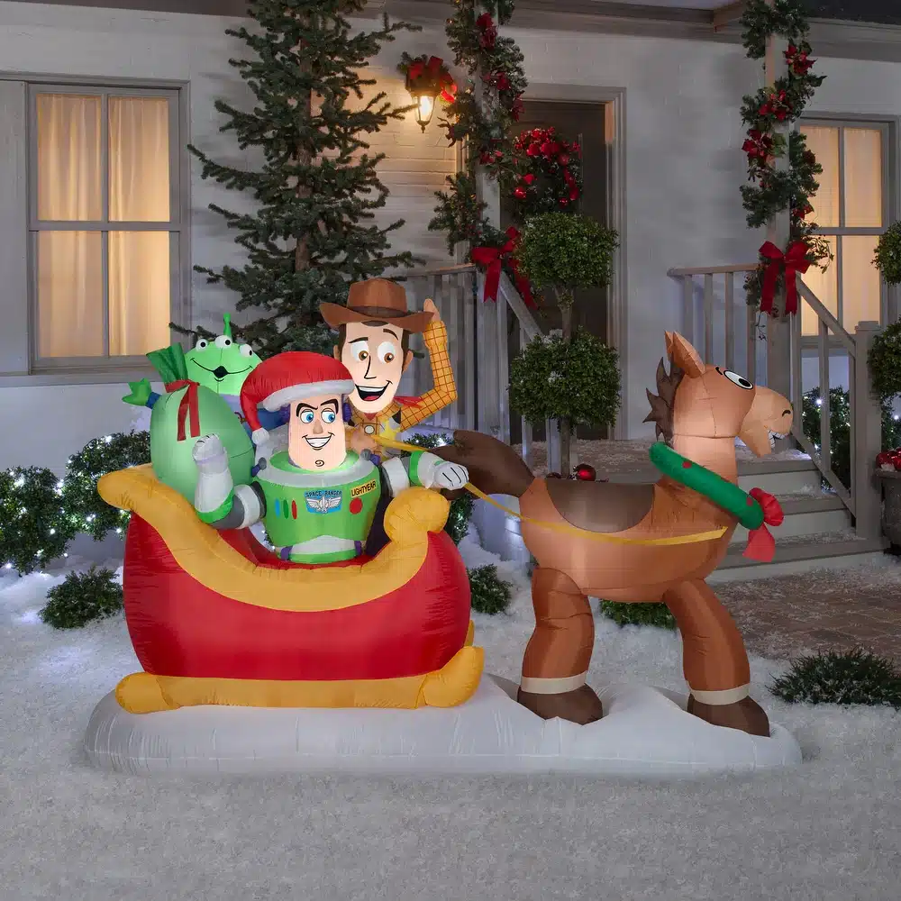 Gemmy Christmas Airblown Inflatable Toy Story scene