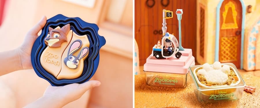 Judys Pineapple Cheesecake Nicks Lemon Cheesecake and Tuna and Vegetable with Steamed Rice with Judy Snack Box from Zootopia opening at Shanghai Disney Resort Dec 20 2023