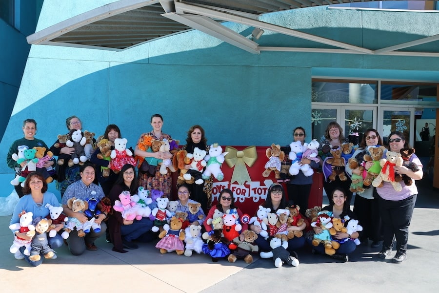 Disney Ultimate Toy Drive Disney cast members volunteering