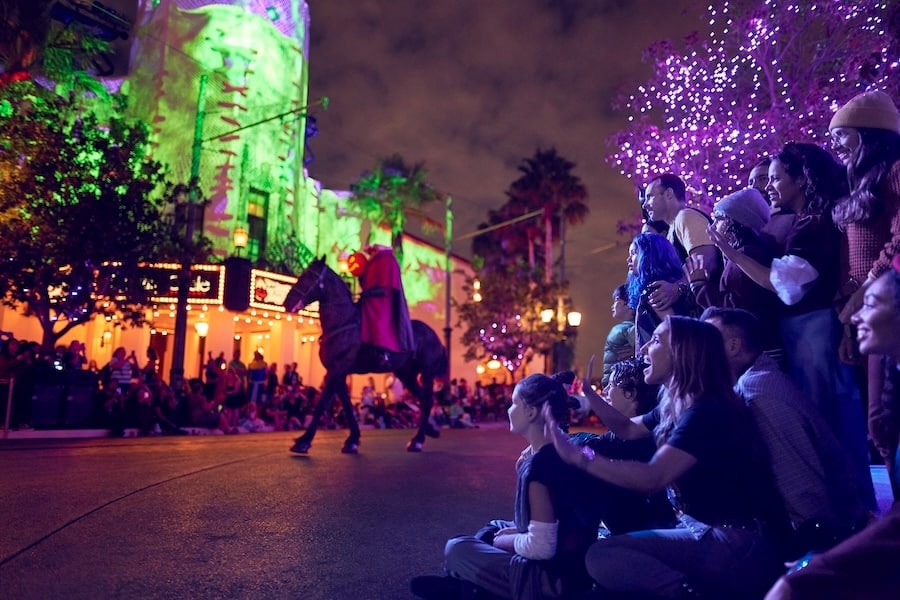 The Headless Horseman at Oogie Boogie Bash A Disney Halloween Party at Disney California Adventure Park a returning Disneyland Resort Event in 2024