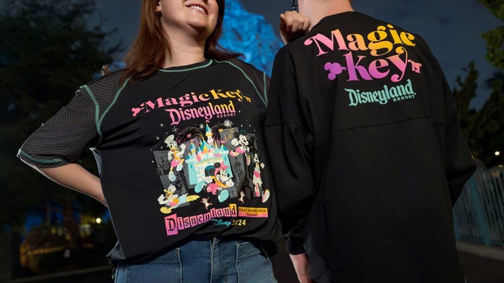 2024 Disneyland Half Marathon Weekend presented by Honda shirts for Magic Keyholders