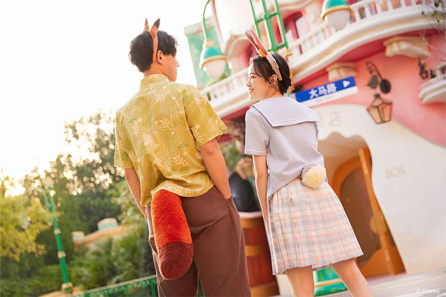 | The Main Street Mouse Judy Hopps and Nick Wilde Tails New Zootopia Merchandise