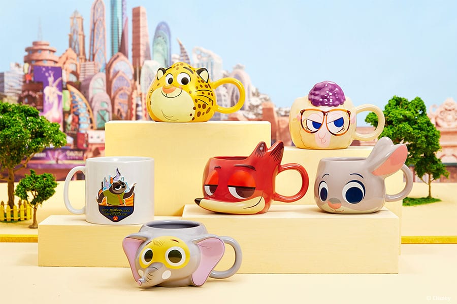 | The Main Street Mouse New Zootopia 3d Character Mugs
